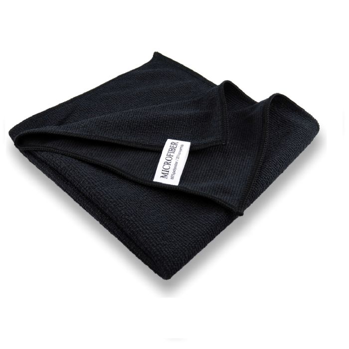 Mikrofasertuch schwarz 290 gr/m²