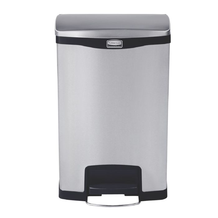 Slim Jim Tretabfalleimer Edelstahl 50 l