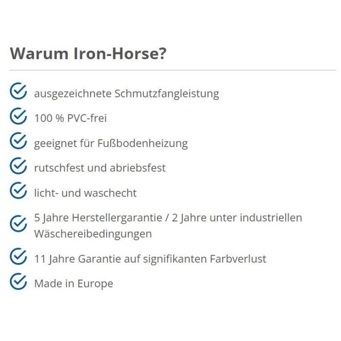 Schmutzfangmatte Iron Horse