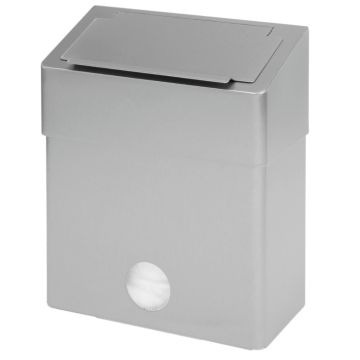 Damenhygiene-Wandeimer HBU 6 E ST mit Beutelhalter