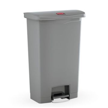 Slim Jim Tretabfalleimer Kunststoff 50 l grau