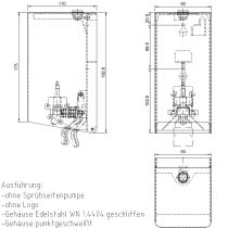 CNS-Sprühseifenspender 400ml 